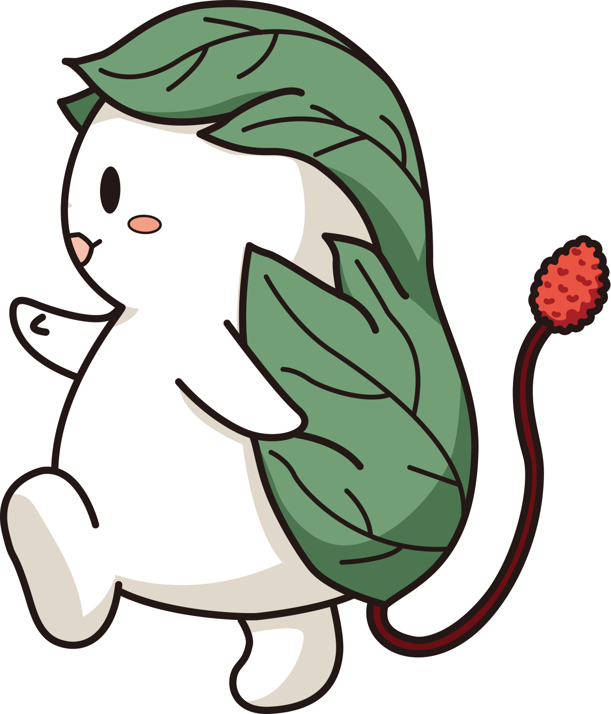 横向きに歩く