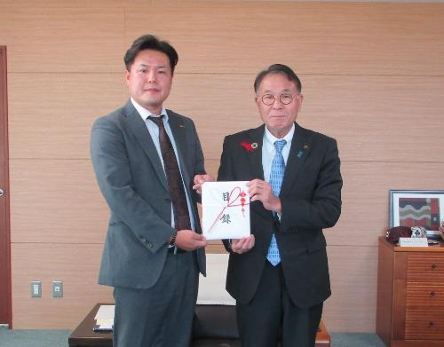 群馬エナジー株式会社代表取締役塚田氏と臂市長