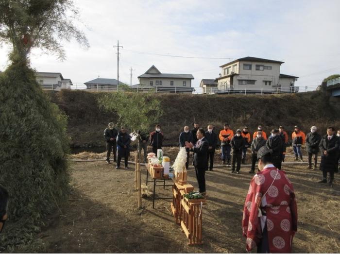 0111下植木町どんど焼き