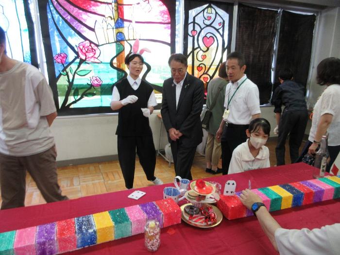 四ツ葉学園中等教育学校文化祭の様子