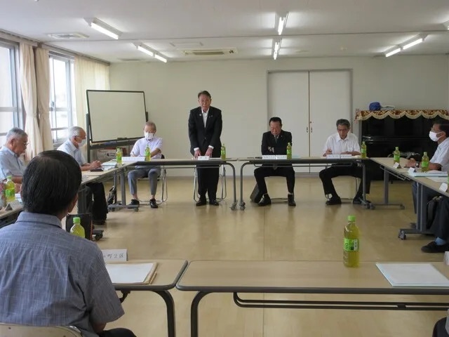 北地区区長会意見交換会の様子