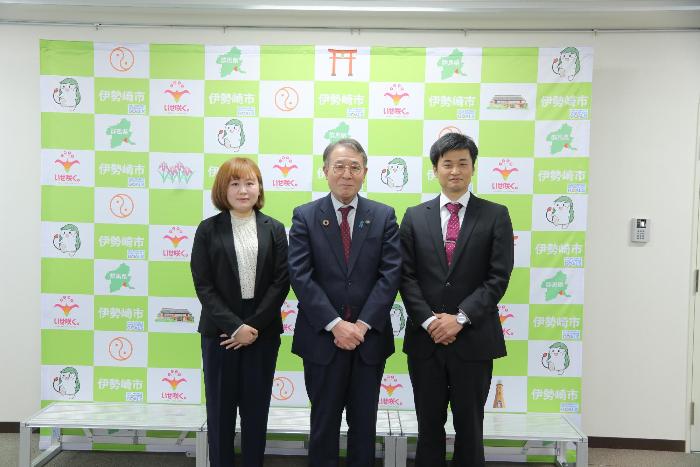 地域おこし協力隊就任式の様子