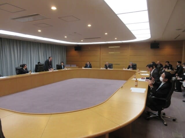 群馬県市長会義の様子