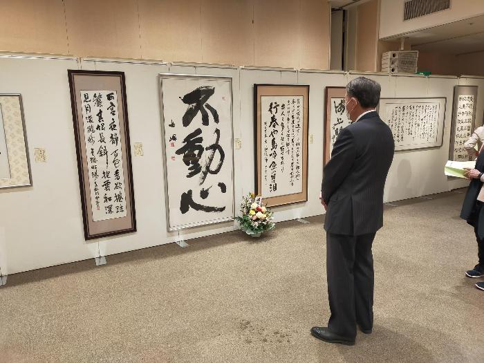 墨鳴会書展の様子