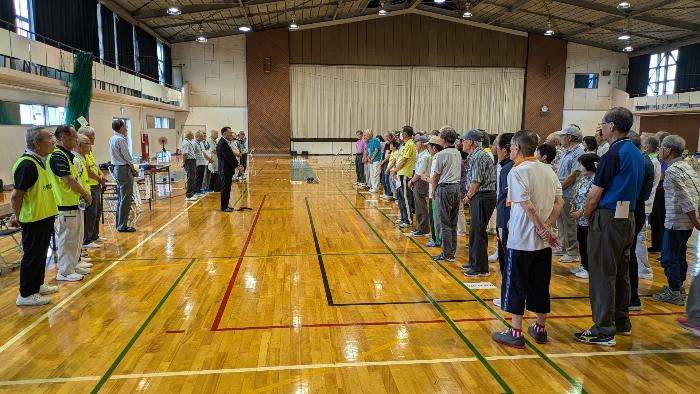 老人クラブ連合会スマイルボウリング大会の様子