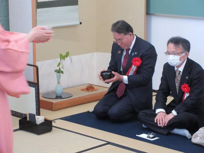伊勢崎茶道会大茶会の様子