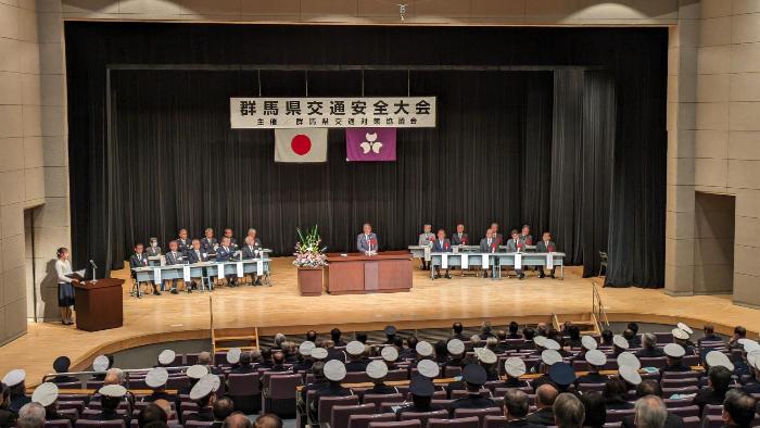 群馬県交通安全大会の様子