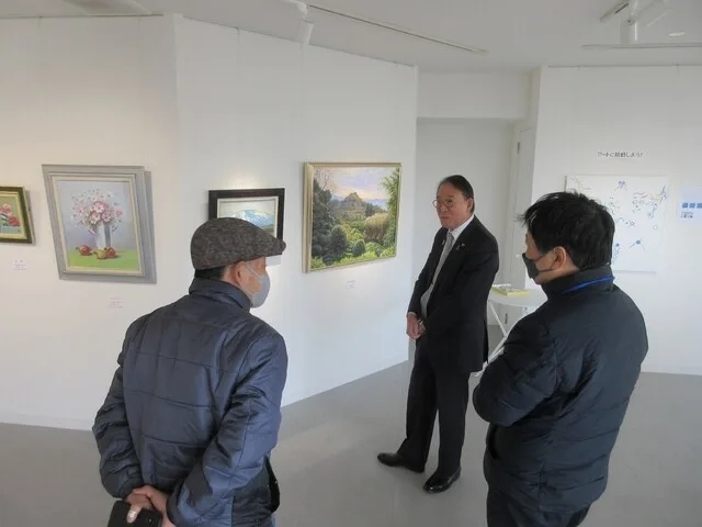 まちなか美術展の様子