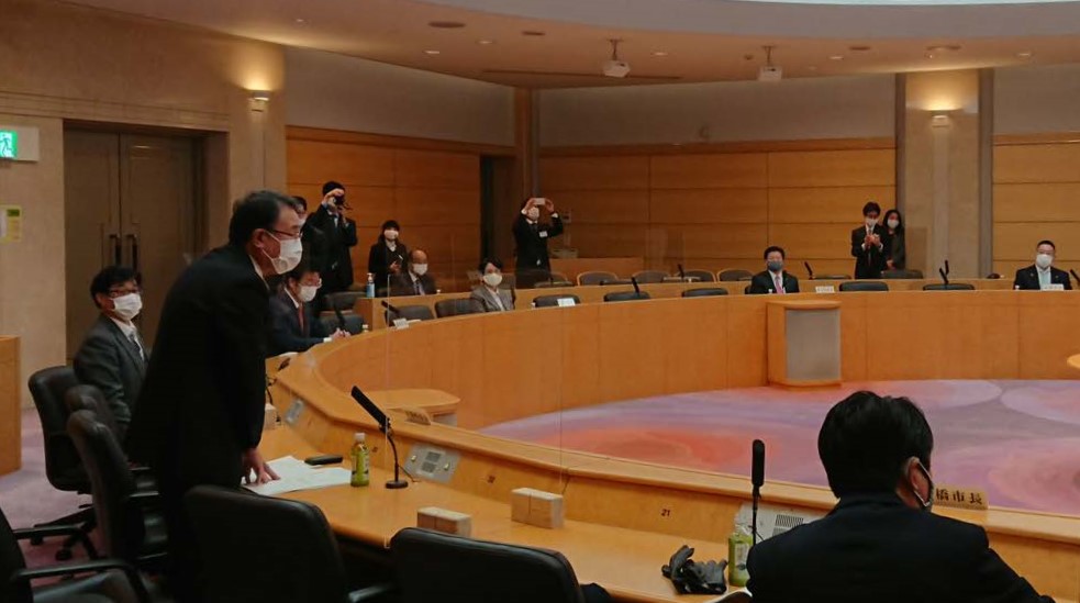 群馬県市長会議の様子