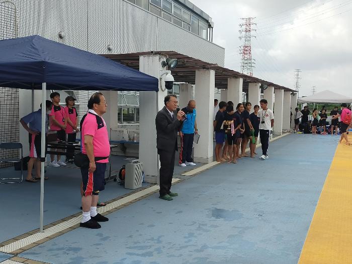 市民水泳大会の様子