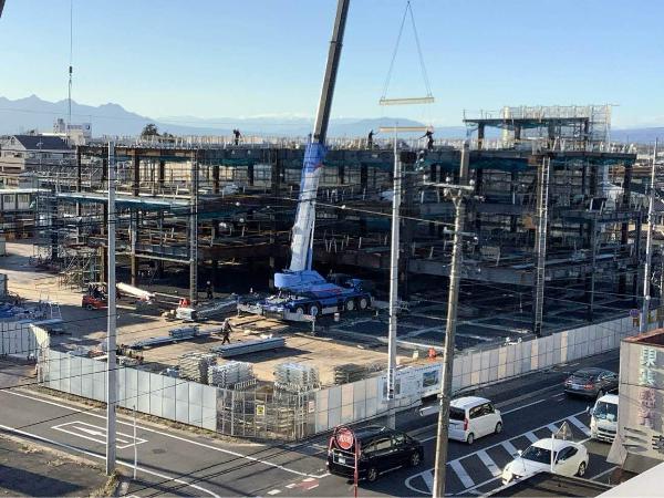 2024-3鉄骨建て方工事状況