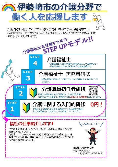 介護福祉士を目指すためのステップアップイメージ図