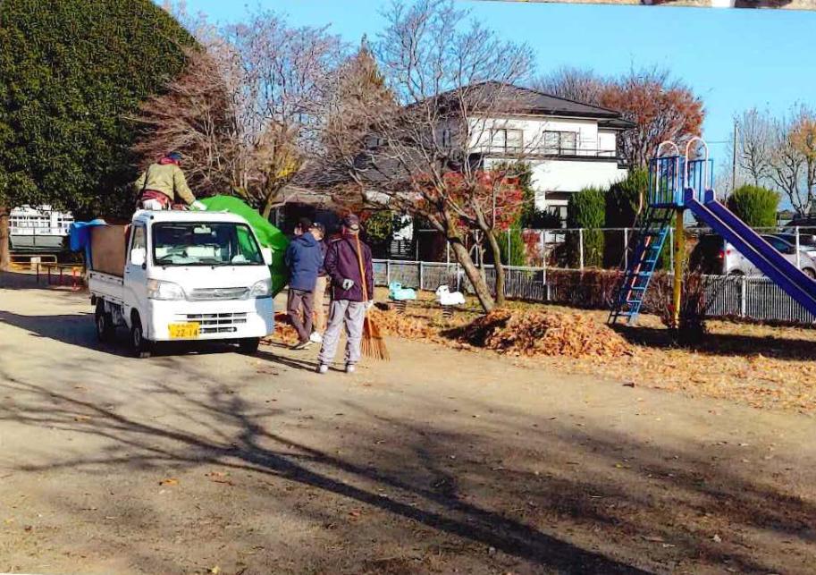 下道寺児童遊園愛護会の活動の様子