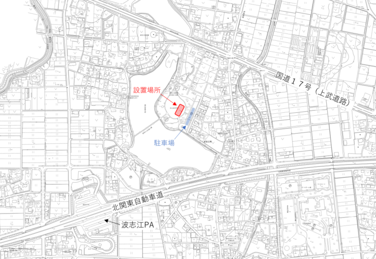 場所の案内図