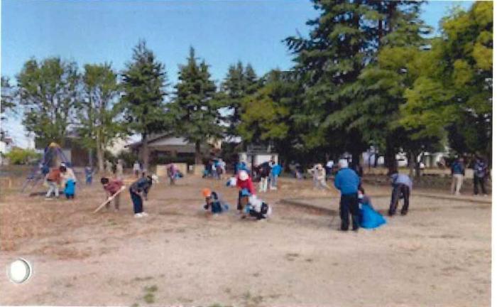 今泉一丁目区公園愛護会の活動の様子