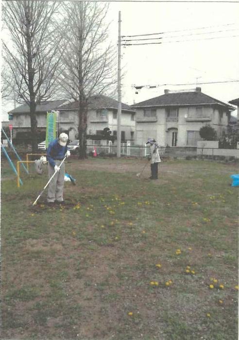 伊勢島東公園愛護会活動の様子