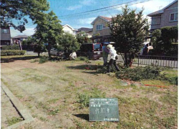 一本木公園愛護会の活動の様子