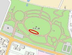 カリンの位置図