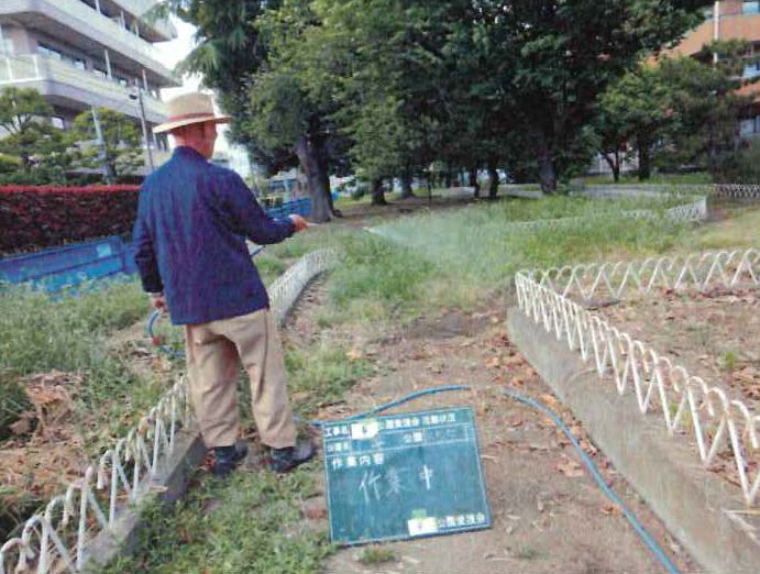 幸公園愛護会の活動の様子