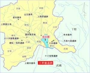 遺跡位置図