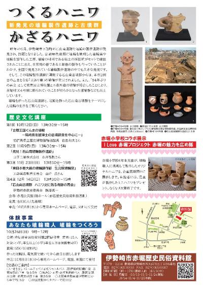 企画展「つくるハニワ、かざるハニワ」チラシ裏