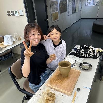 土器つくり参加者