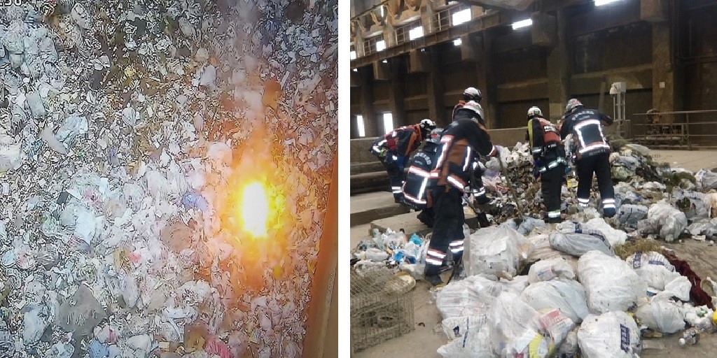 ごみピット火災の画像