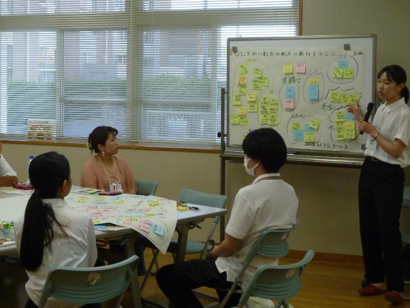 市民ワークショップでの発表の様子