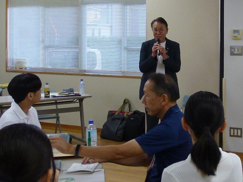 市民ワークショップでの市長挨拶
