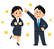 男女の新入社員のイラスト