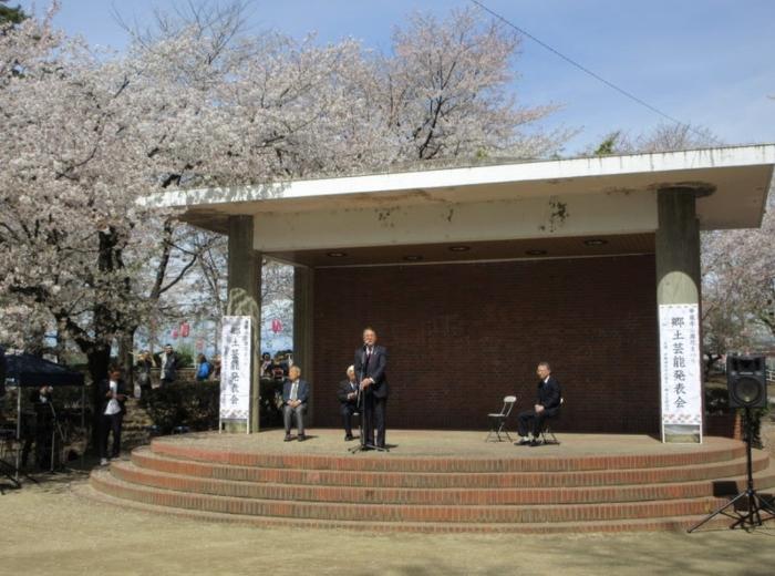 郷土芸能発表会の様子