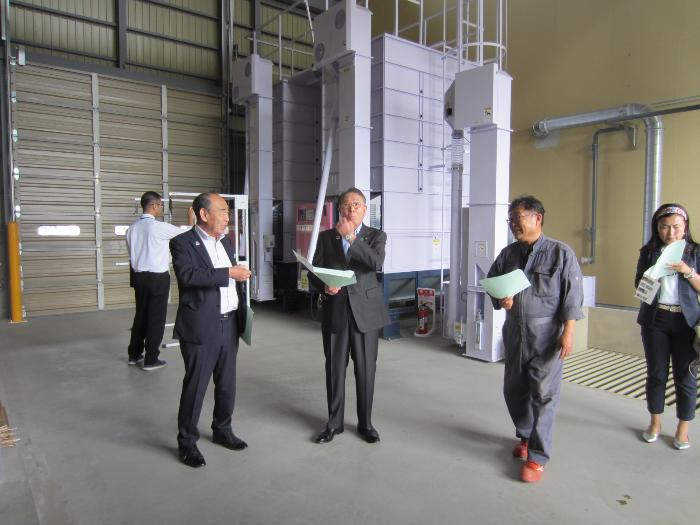 0527米麦種子センター視察