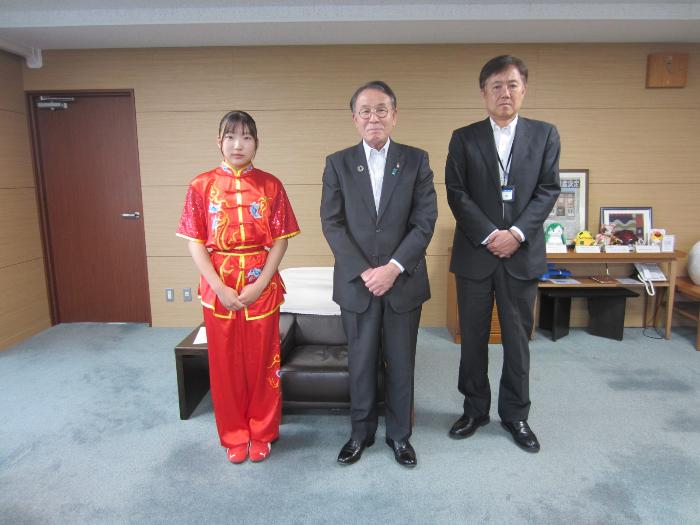 市長表敬訪問の様子
