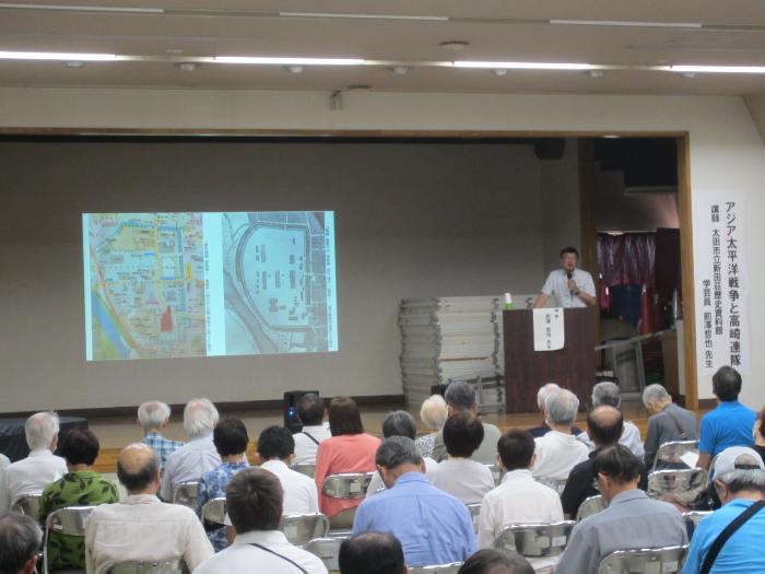 歴史文化講座の様子