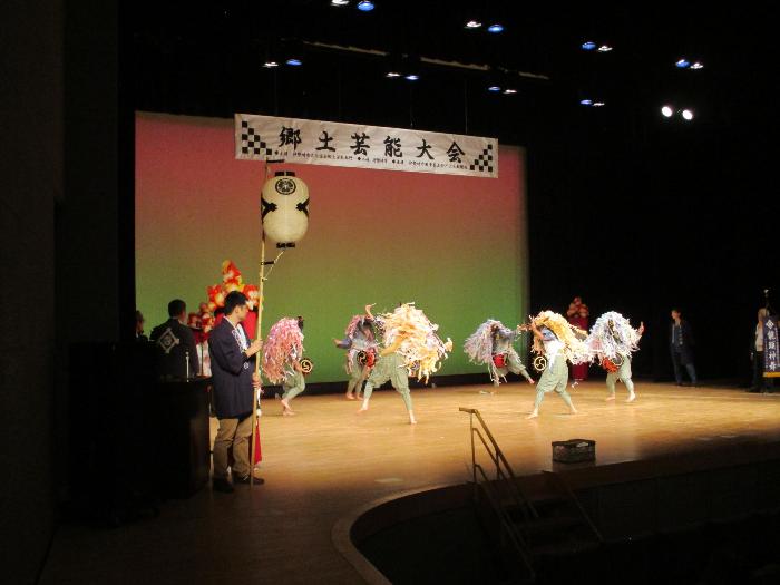 伊勢崎市文化協会第3期事業郷土芸能部門郷土芸能大会の様子