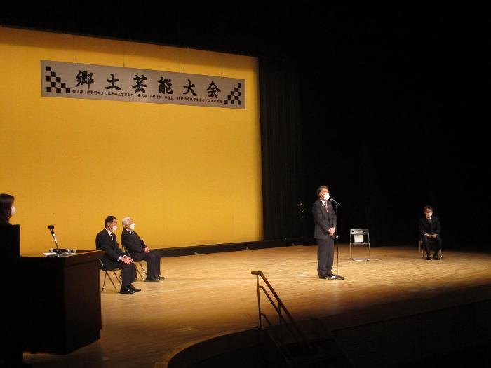 郷土芸能大会での様子