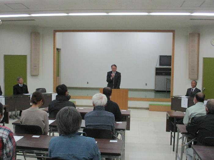 造園剪定講座閉講式の様子