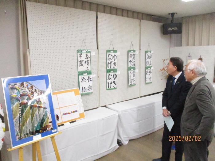 南地区文化作品展の様子