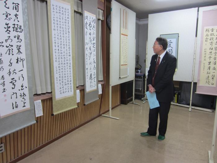 第54回豊受地区文化祭作品展の様子