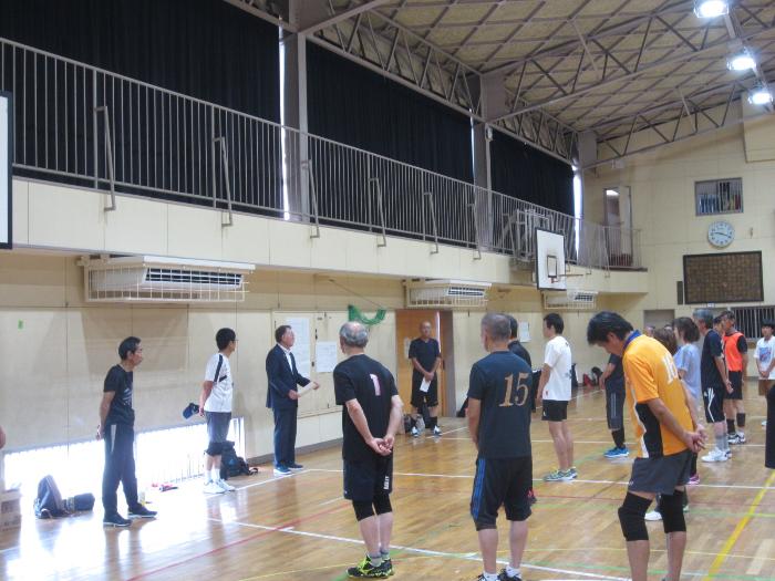 伊勢崎市民総合スポーツ大会兼伊勢崎市民交流インディアカ大会開会式の様子