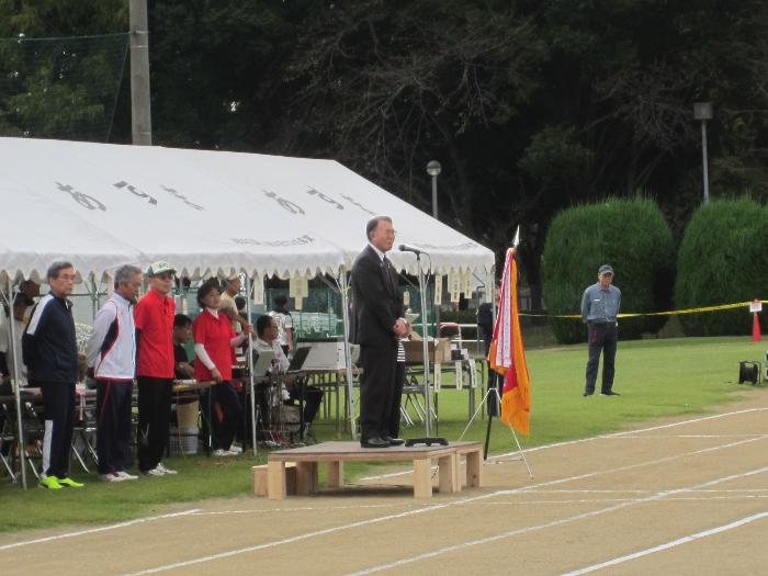 第21回あずま地区体育祭開会式の様子