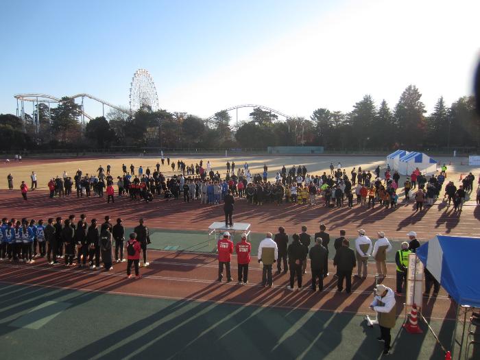 第21回伊勢崎シティマラソン開会式の様子