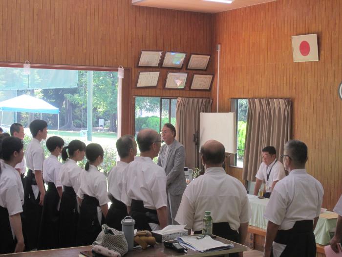 第21回伊勢崎市長杯弓道大会の様子