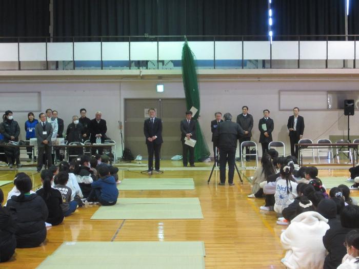 第77回伊勢崎市上毛かるた競技大会開会式の様子