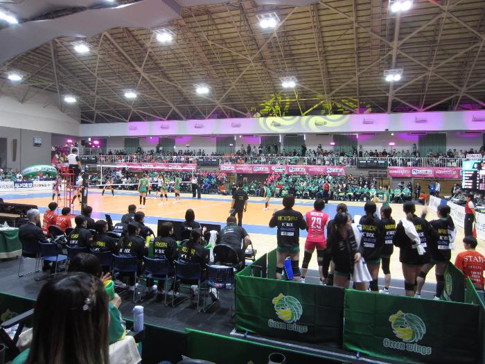 SVリーグ伊勢崎初開催の様子