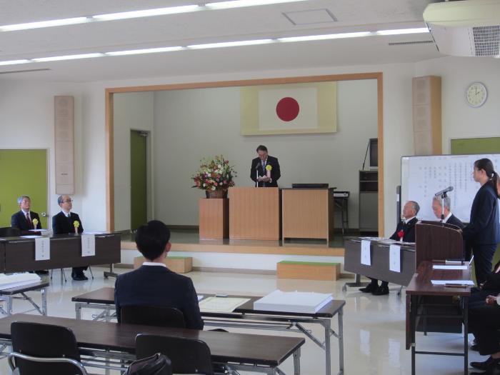 伊勢崎佐波高等職業訓練校修了式の様子
