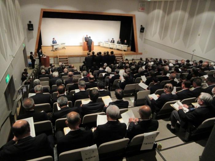 令和8年度伊勢崎市区長委嘱状交付式の様子