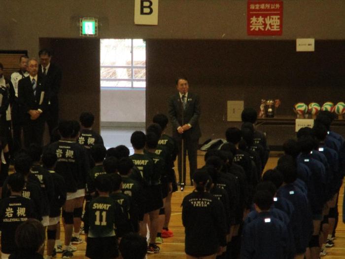 群馬埼玉対抗バレーボール優勝大会の様子