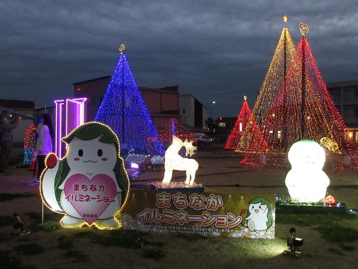 まちなかイルミレーションの様子