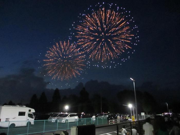 いせさき花火大会の様子